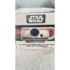 Funko Star Wars BB-8 Ceramic Mug Unisex OS White Orange Pop Home Droid Cup‎